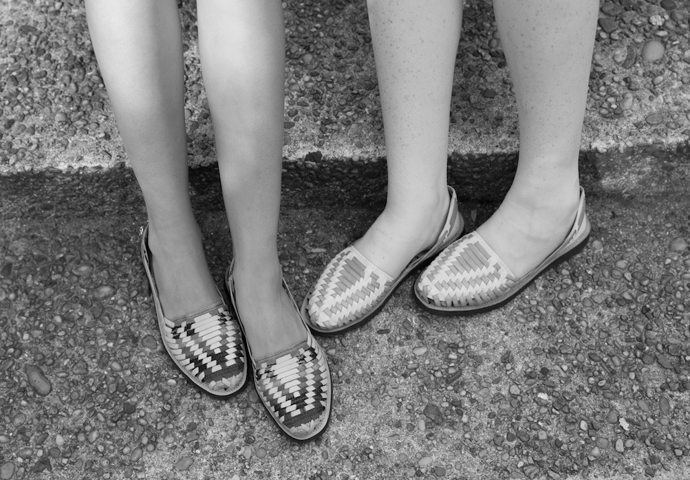 Take steps towards change in Ix huarache sandals