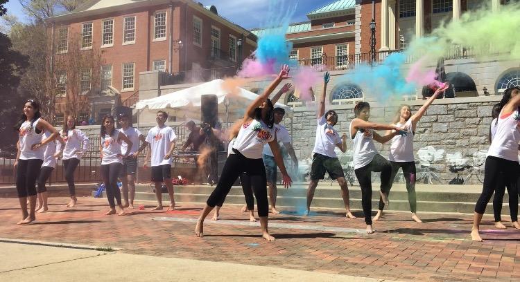 Fifth annual Holi celebration at Wake Forest arrives with flying colors