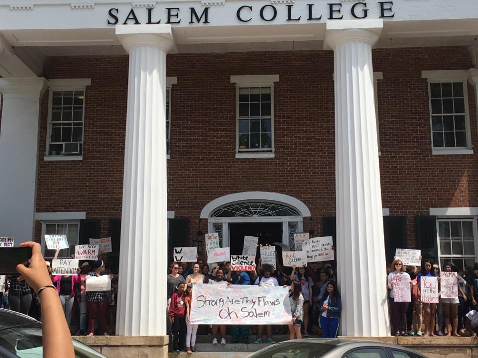 Salem College sit-ins confront campus injustices