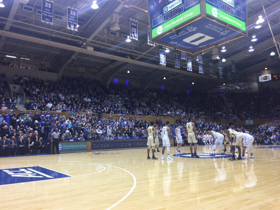 Men S Basketball Falls To No 7 Duke At Cameron Indoor Stadium Old Gold Black