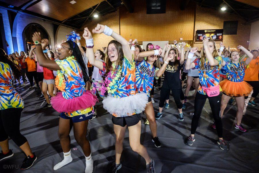 Wake N’ Shake, an annual event to raise money for cancer research, is always a big hit among Wake Forest students. 