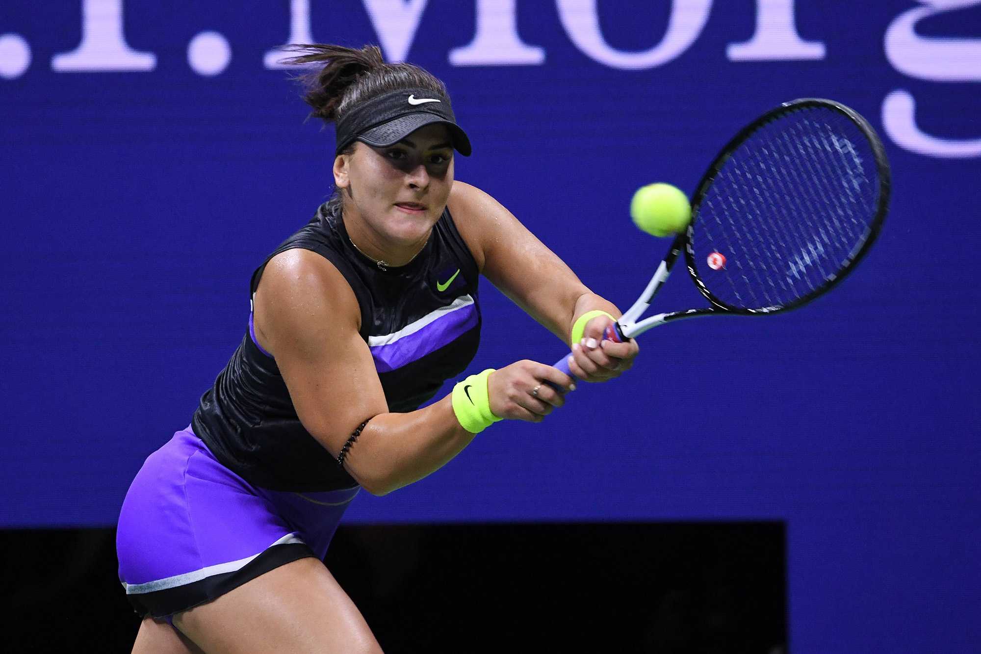 Canadas Bianca Andreescu posted a 6-3, 7-5 win in the finals of the U.S. Open against Serena Williams of the United States at Arthur Ashe Stadium at the USTA Billie Jean King National Tennis Center in New York on Saturday, Sept. 7, 2019. (Imago/Zuma Press/TNS)