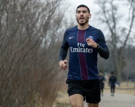 Minnesota United defender Michael Boxall ran around Bde Maka Ska last month to stay in shape without team workouts.