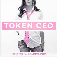 The Token CEO podcast is hosted by Barstool Sports CEO Erika Nardini (Photo courtesy of spotify.com)