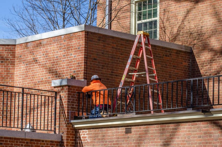 Facilities crews finish campus-wide construction