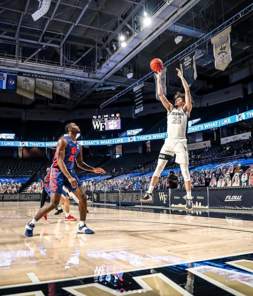 Sophomore forward Ismael Massoud has played his final game as a Deac.