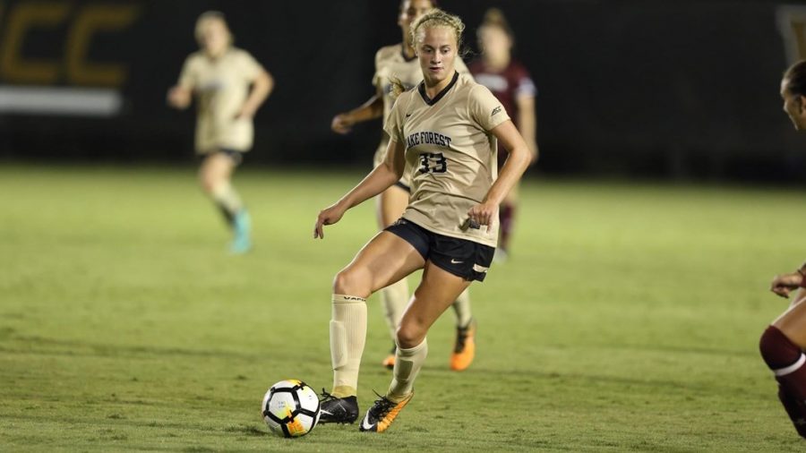 Hannah Betfort, who first started playing soccer at Wake Forest as a walk-on, was drafted to the NWSL’s Portland Thorns FC in January.