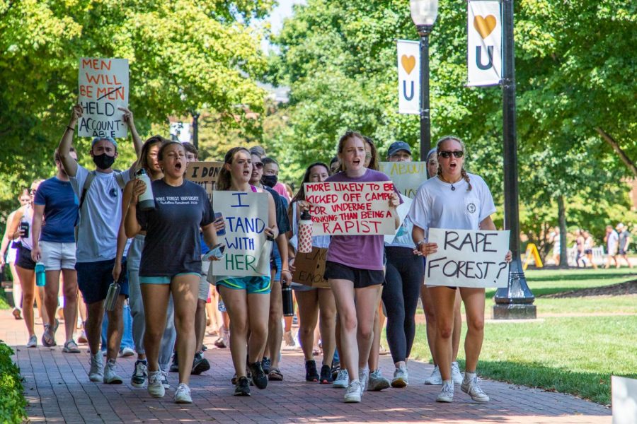 On+August+28%2C+hundreds+of+students+marched+around+Hearn+Plaza+demanding+accountability+from+university+administrators.+We+covered+the+protest+and+its+fallout+extensively+in+the+spring+semester.+