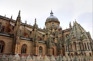 La Catedral de Asunci n de la Virgen stands beautiful and grand in Salamanca, where visitors are welcome to view its architecture.