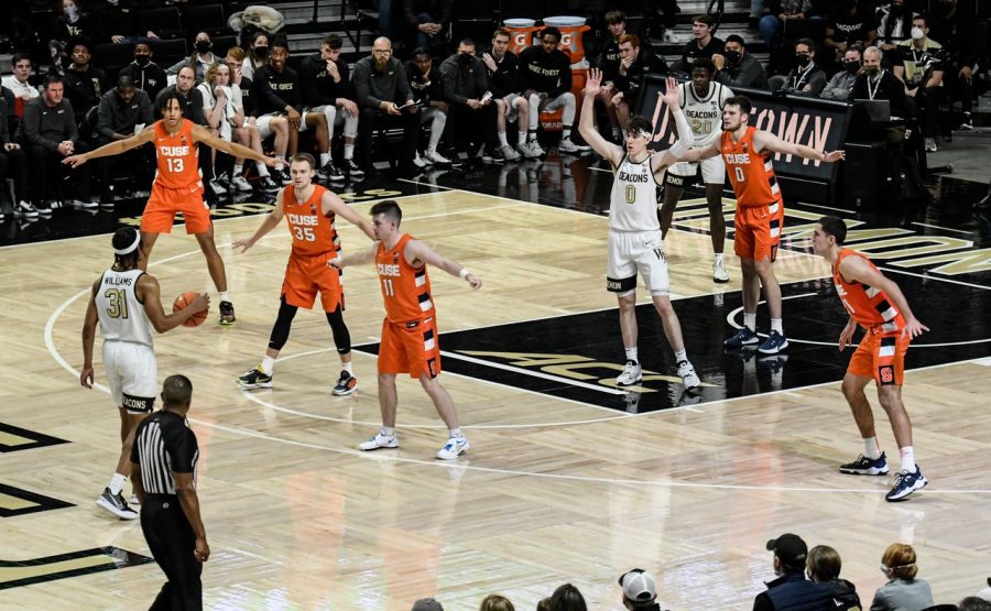 Wake Forest suffered a setback against Syracuse.
