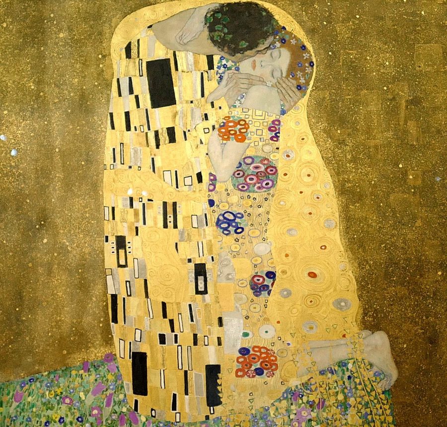 Klimts The Kiss is a painting from the early 20th century.