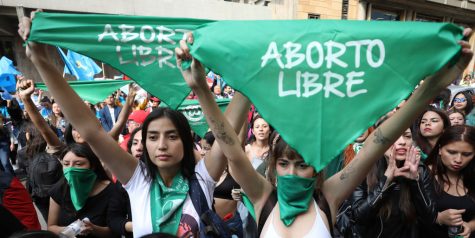 Protestors implore the Colombian Constitutional Court to decriminalize abortion.