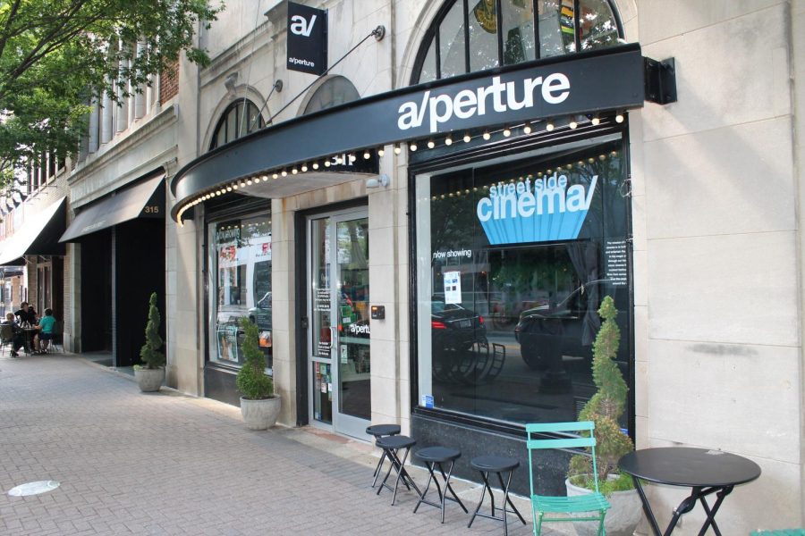 A/perture Cinema is located in the heart of downtown Winston-Salem and works to bring the local community together through the art of cinema.