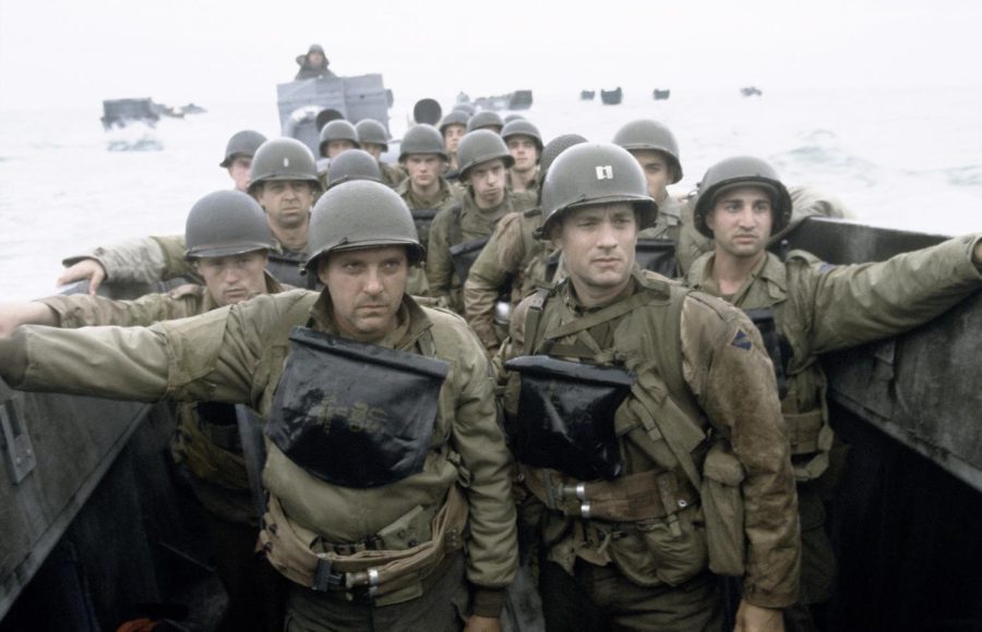 Saving Private Ryan (2013) depicts the atrocities of war.