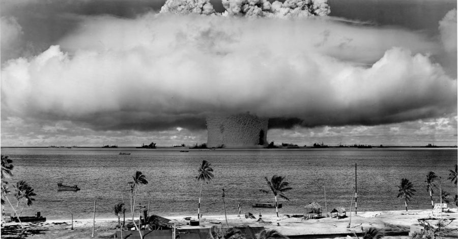 The Godzilla movies are in part based on the Bikini Atoll nuclear test.
