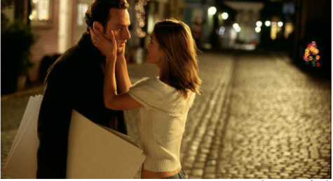 Keira Knightley and Andrew Lincoln co-star in Love Actually, a film that follows multiple romances during the holidays.