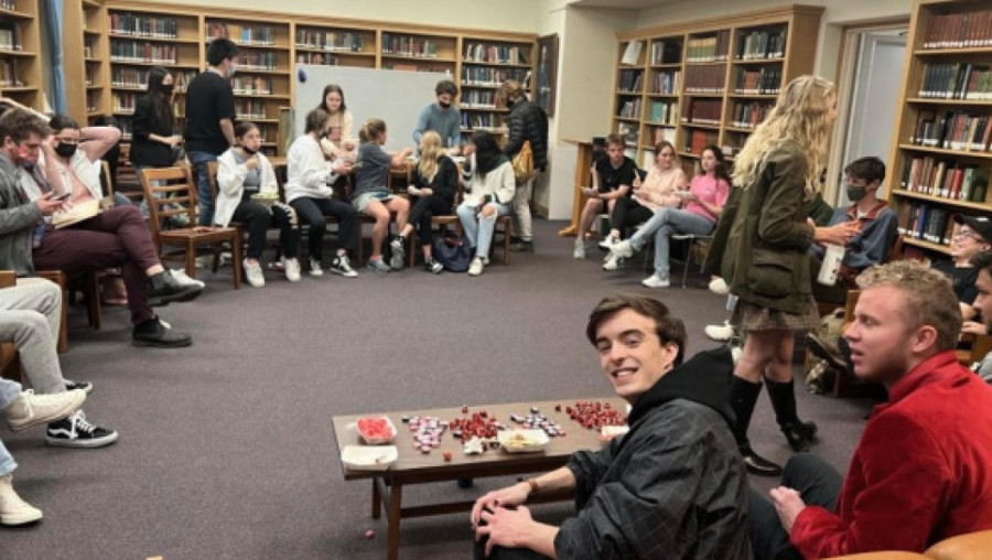 Students in the Braswell Philosophy Society gather to discuss important campus issues through a philosophical lens. The society meets once a week.