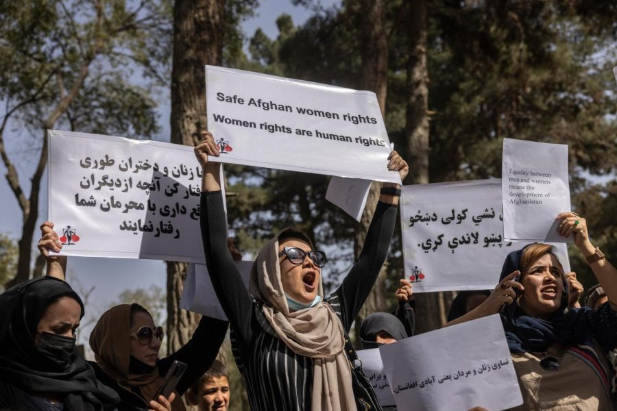 As the Taliban government in Afghanistan continues to place restrictions upon womens rights such as education, Afghan women resort to protesting by holding strikes, even in the face of violence.