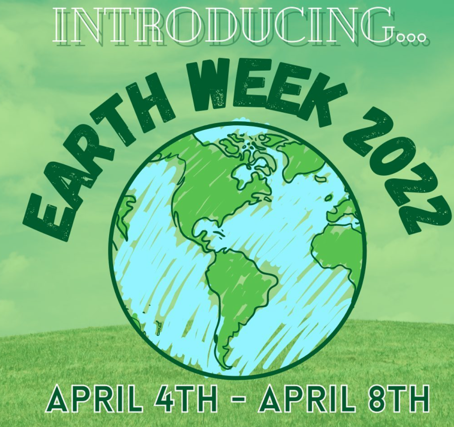 A Student Government Instagram post advertises Earth Week.