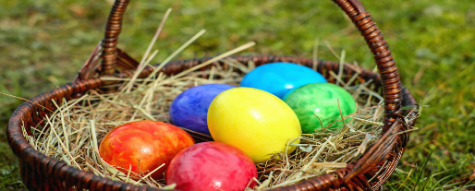 The Easter Bunny was popularized in America in the 1700s, with the Easter basket representing a nest for the bunny to leave some eggs inside.