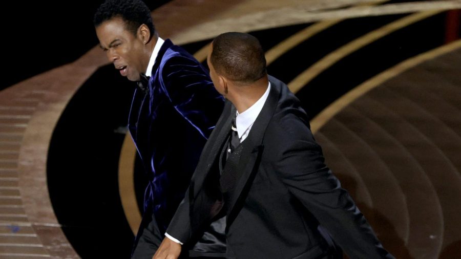 Will Smith slaps Chris Rock at the Oscars.
