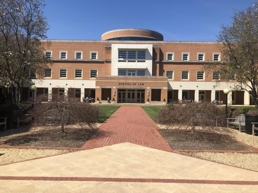 A+photograph+of+Wake+Forest+Law+School%2C+housed+in+a+brick+building.