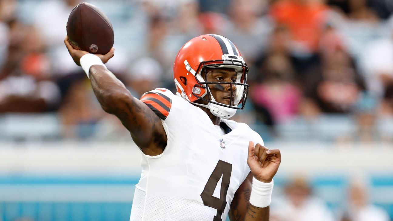 Deshaun Watson faces backlash from fans as Cleveland Browns begin 2023  season