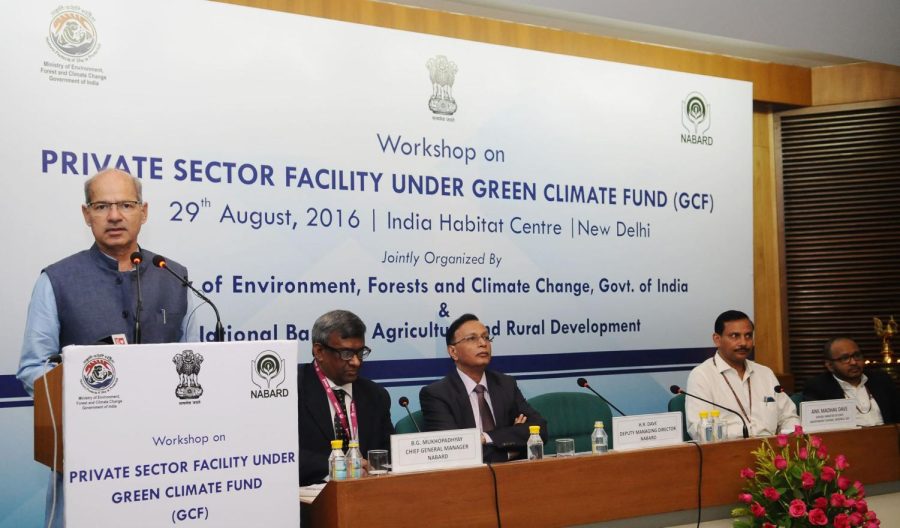 Private sector leaders meet in New Delhi, India, to discuss climate action.