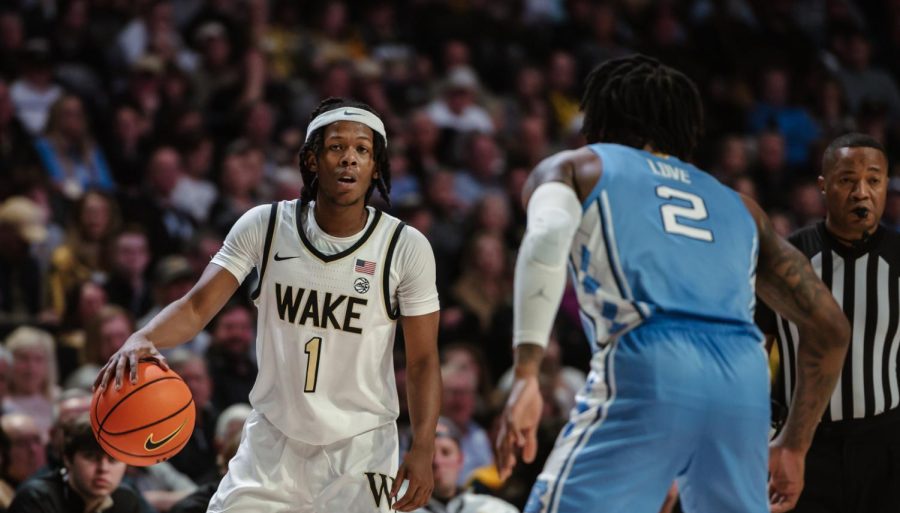 Tyree Appleby leads the Demon Deacon offense in a win against UNC.