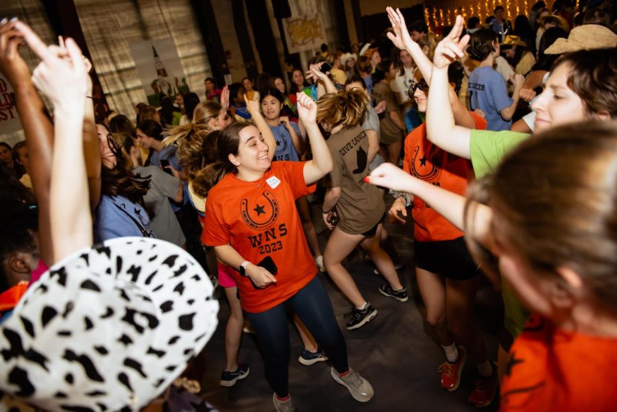 Wake N Shake, a 12-hour dance-a-thon, is a campus tradition.