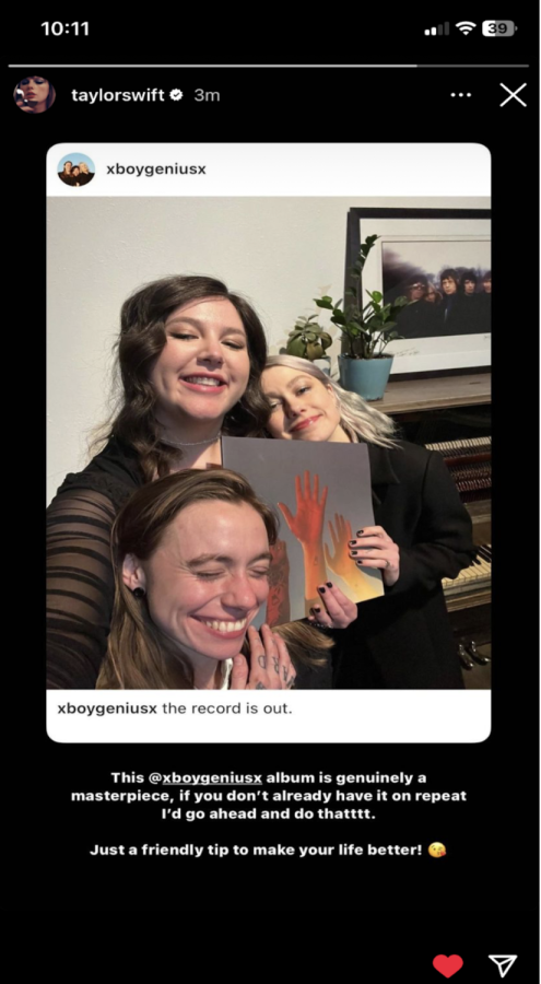 Taylor Swift endorses the record.