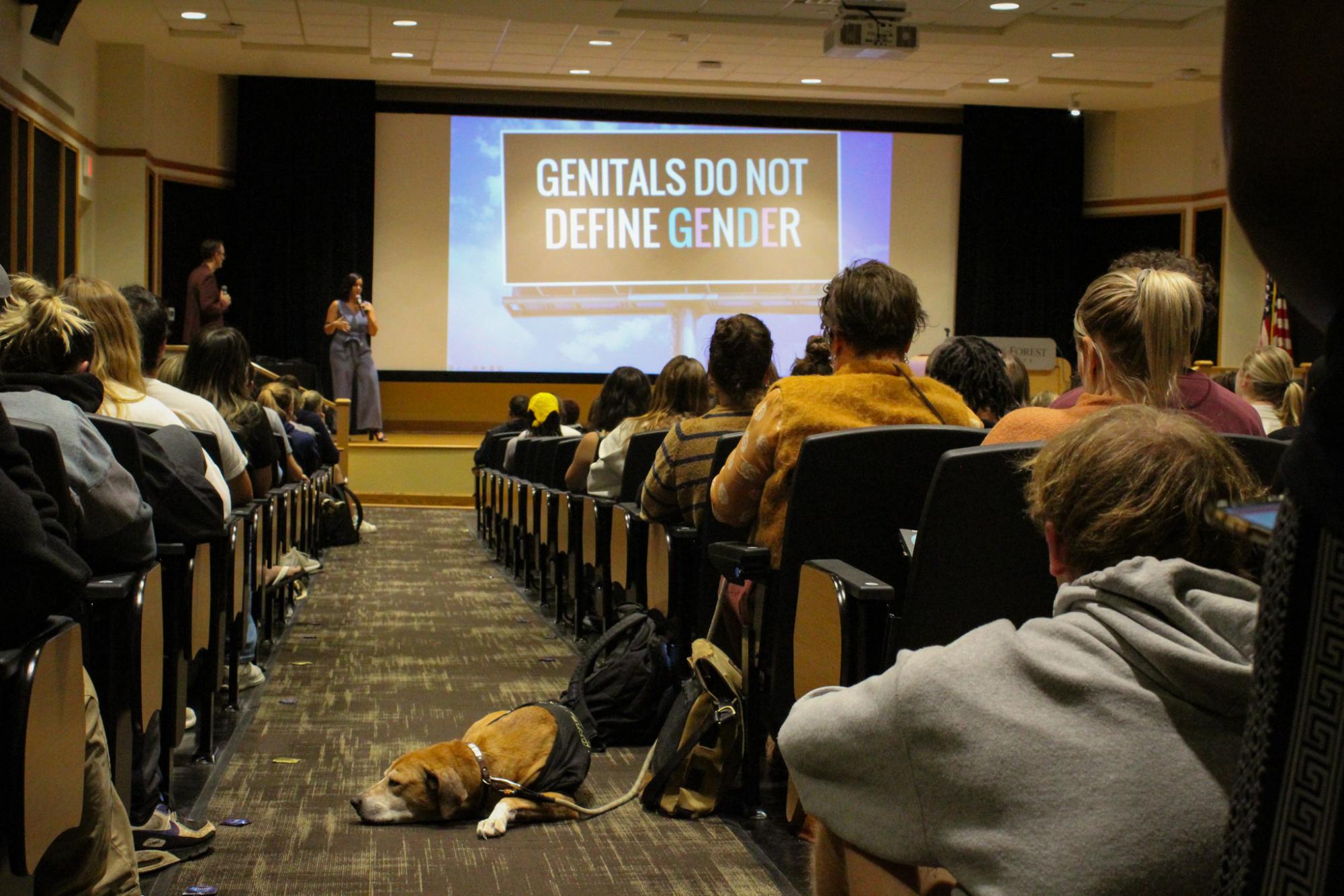 On Tuesday, students attended a talk where experts shared advice and information about female orgasms.