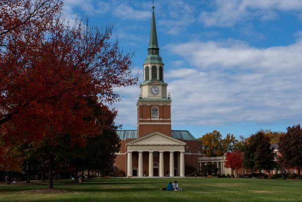 It sometimes seems to me that fall at Wake Forest has even more vitality than the spring.