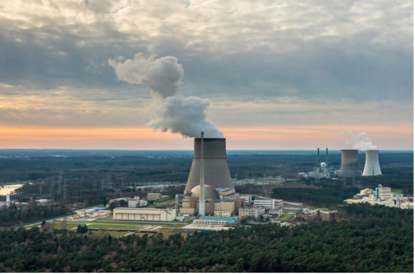 The Emsland nuclear power plant in Lower Saxony, Lingen, Germany is one of the final three nuclear power plants in Germany which was taken out of service on April 15. (Courtesy of CNN)