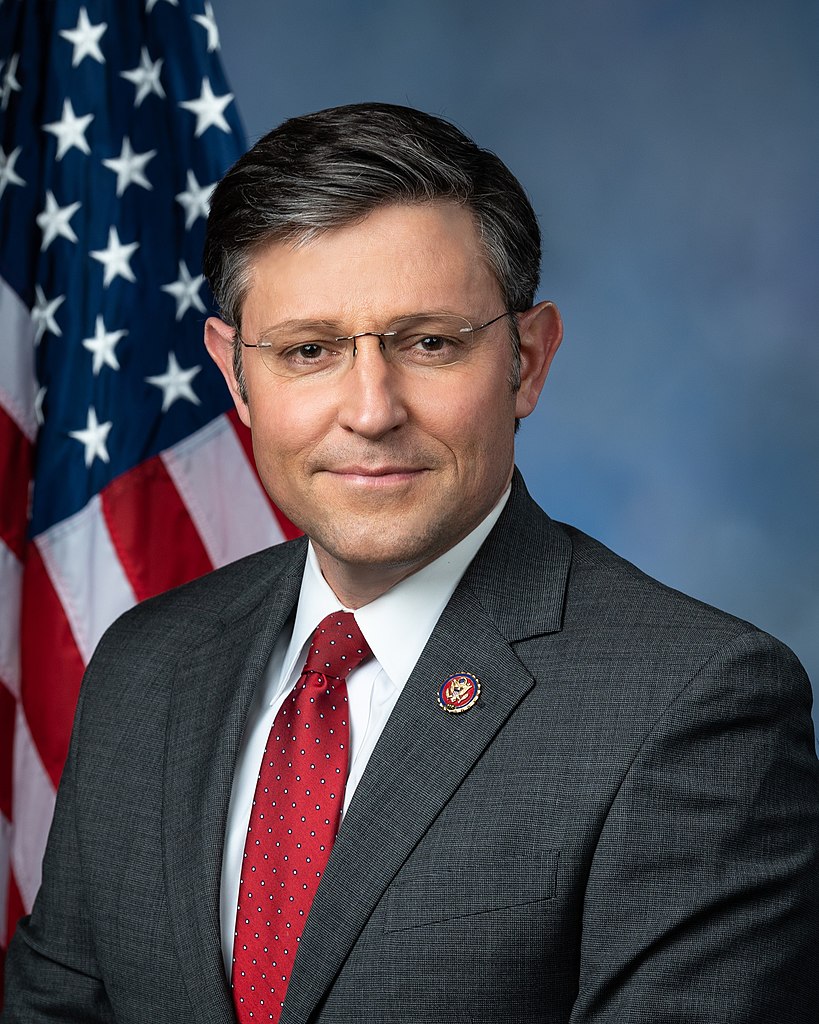 Mike Johnson of Louisiana is the current speaker of the house (Courtesy of Wikimedia Commons).