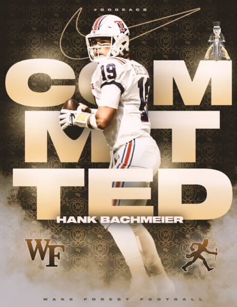 Head Coach Dave Clawson earns a commitment from graduate transfer quarterback Hank Bachmeier. (Courtesy of Hank Bachmeier)