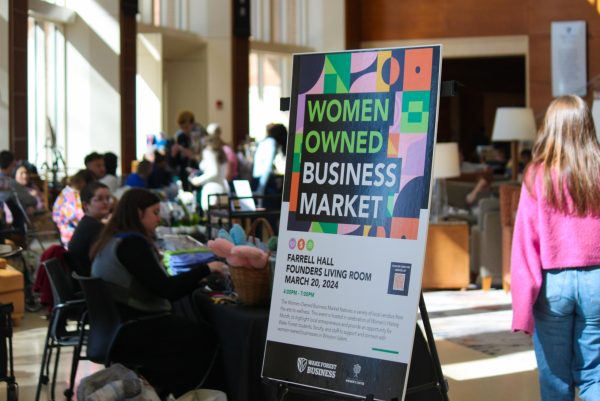 The Womens Center and the Wake Forest School of Business partnered to host the Women-Owned Business Market. 