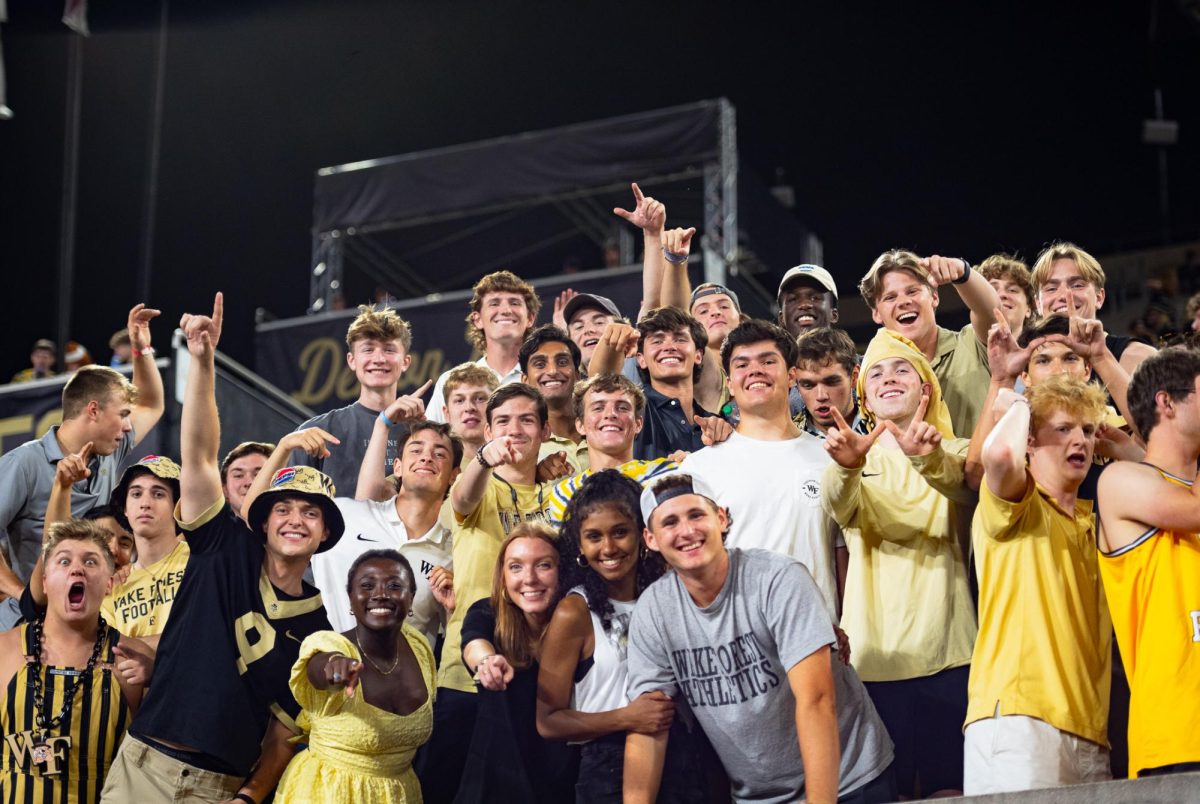 Students pose for a photo at the beginning of the 4th quarter.