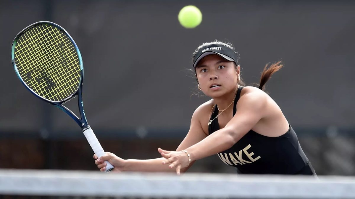 Freshman Brianna Baldi won first place in her bracket during her collegiate tournament debut at this weekend’s Debbie Southern Fall Classic. (Courtesy of Wake Forest Athletics)

