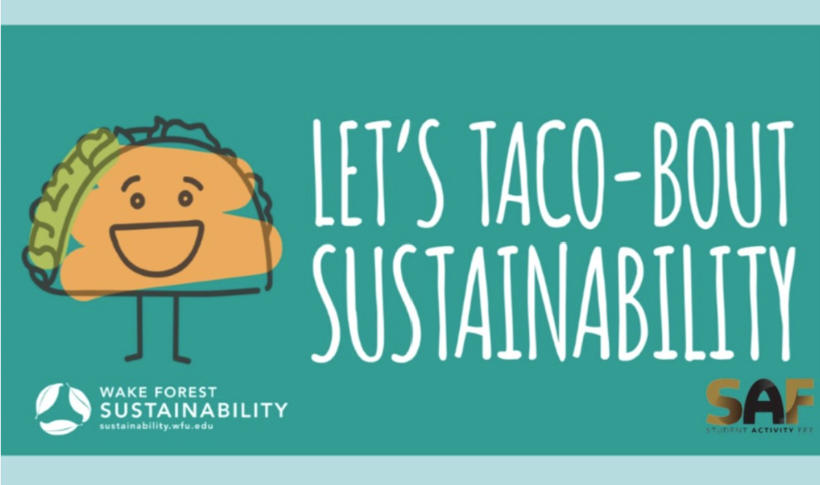 The Wake Forest Office of Sustainability held its ninth annual “Let’s Taco-Bout Sustainability” on Sept. 5. (Courtesy of Wake Forest Sustainability)