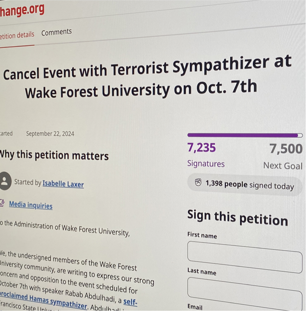 By the time of publication, the petition gained over 7,000 signatures.