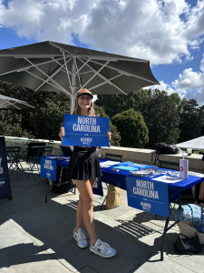 "As Anderson has embarked on this journey of meeting people across the state, she reflected on how much hope the tour has instilled in her." (Courtesy of Wake Forest College Democrats)