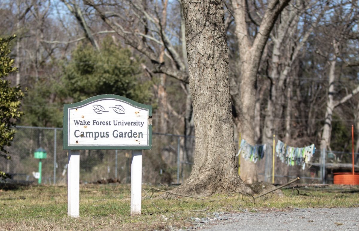 Campus Garden entry sign on Polo Rd.