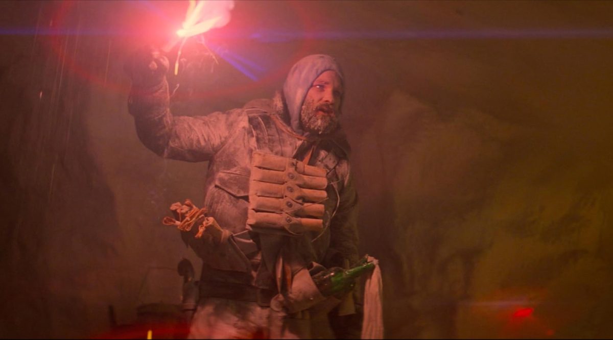 MacReady readies himself for a final confrontation. (Courtesy of IMDb)