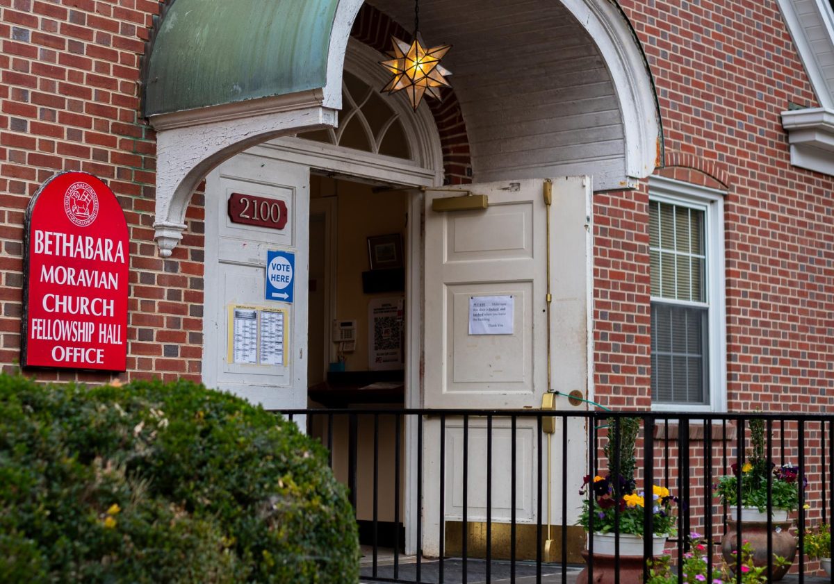 Winston-Salem residents and Wake Forest students arrived at Precinct 905 to cast their votes.