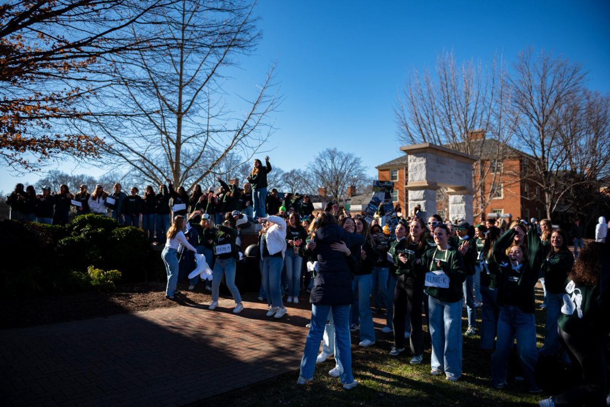 The Panhellenic Council’s formal recruitment, which is typically held in person for a week in January before classes begin, has been held at least partially over Zoom following COVID-19
