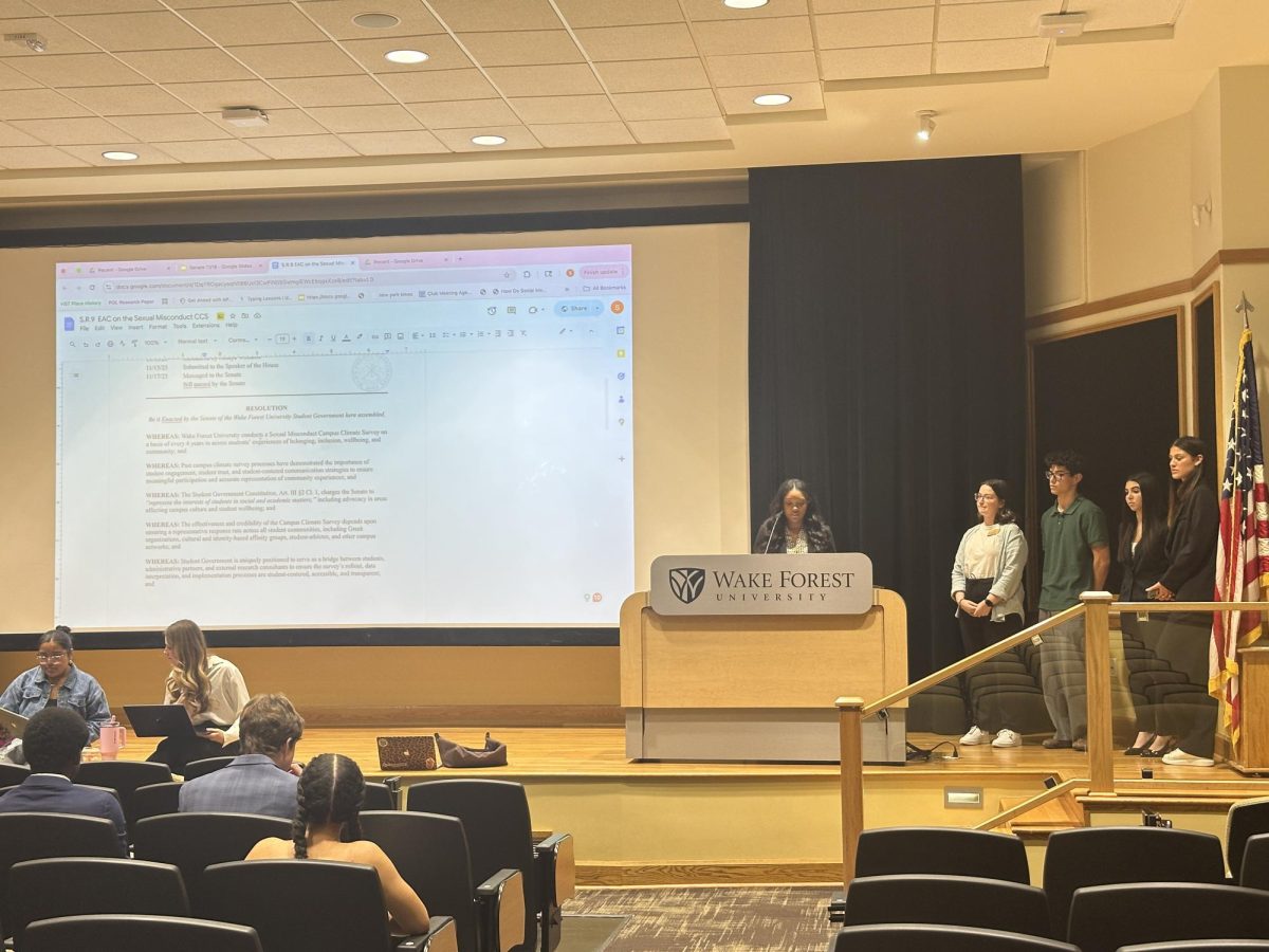 The student government worked with the Sexual Misconduct Student Task Force to pass this legislation.
