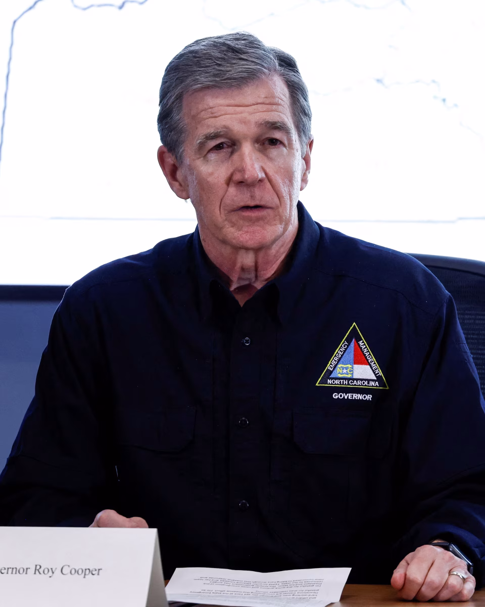 Roy Cooper served as governor of North Carolina from 2017 to 2025, as attorney general of North Carolina from 2001 to 2017 and as a member of the NC General Assembly from 1987 to 2001.
