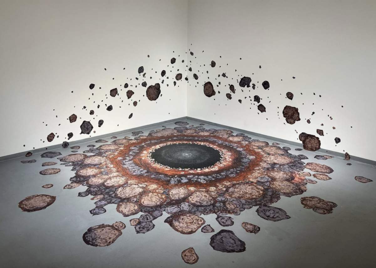 Molly Kaderka’s “Marrowstone, an immersive installation. Courtesy of Wake Forest University
