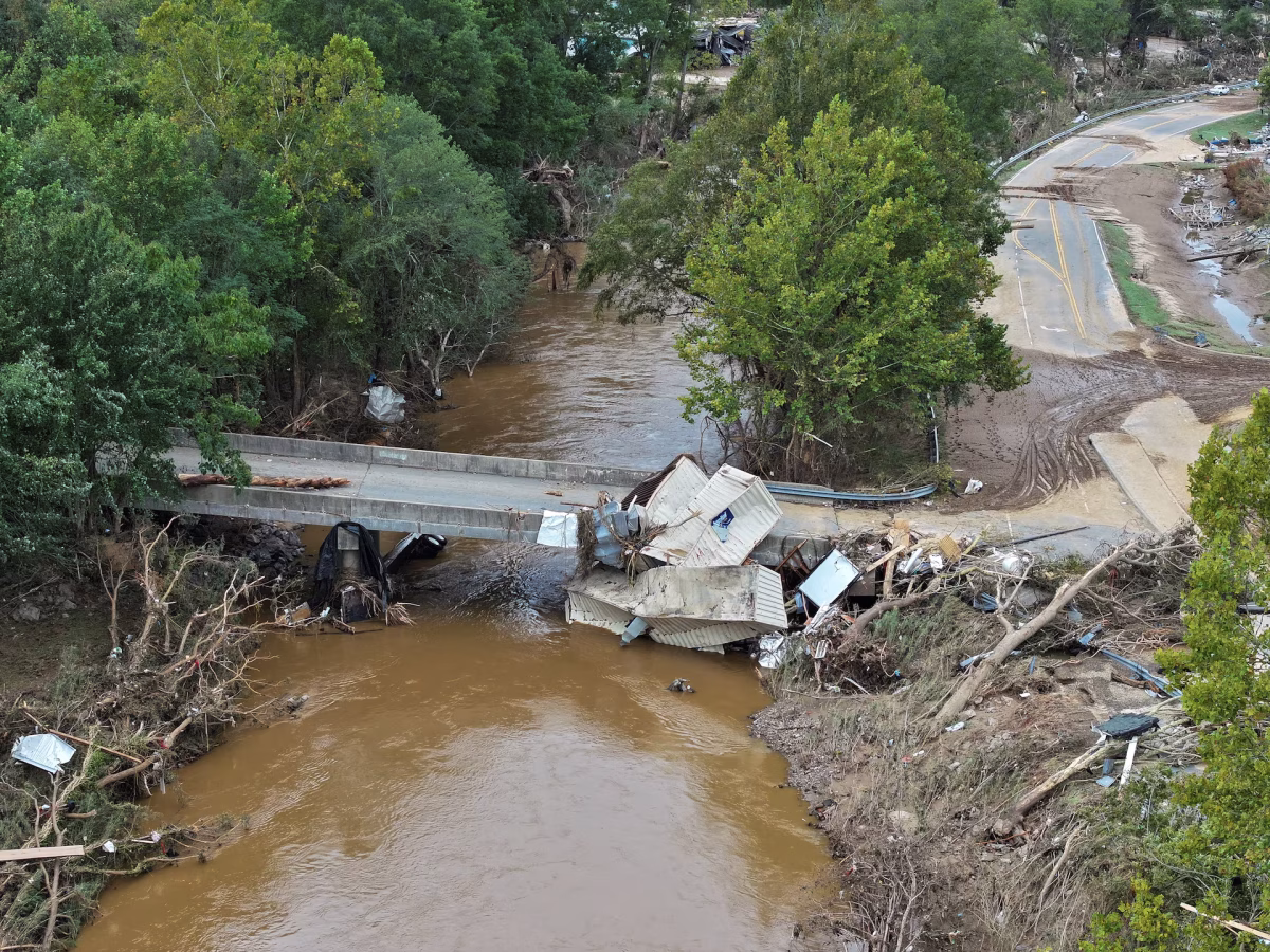 Hurricane Helene hit western North Carolina in September 2024, killing 107 and wreaking havoc on the region’s infrastructure and environment. 

